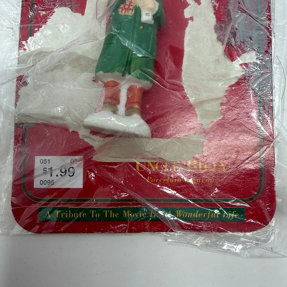 A Wonderful Holiday 1996 Uncle Billy Porcelain Figurine It's a Wonderful Life